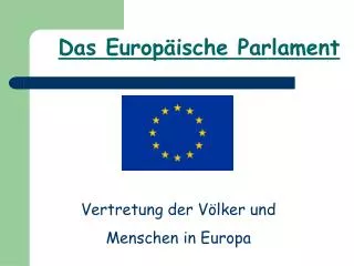 das europ ische parlament