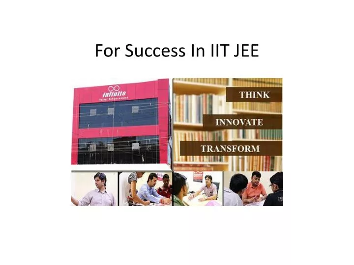 for success in iit jee