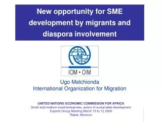 New opportunity for SME development by migrants and diaspora involvement