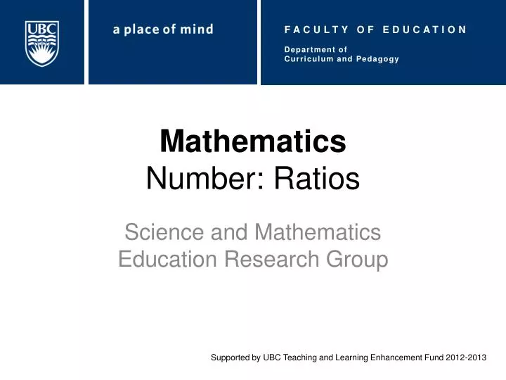 mathematics number ratios
