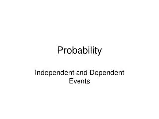 probability