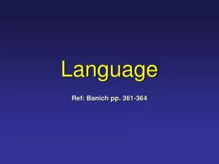 Language