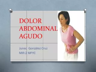 dolor abdominal agudo