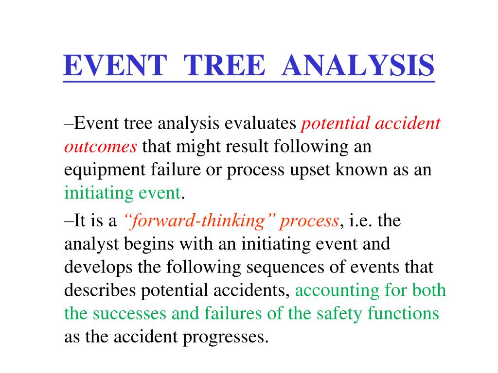 PPT - EVENT TREE ANALYSIS PowerPoint Presentation, free download - ID ...
