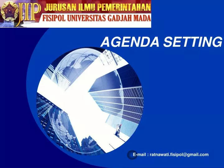 agenda setting