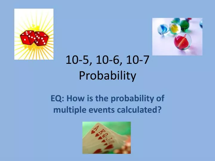 10 5 10 6 10 7 probability