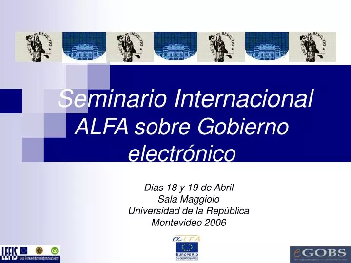 seminario internacional alfa sobre gobierno electr nico