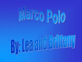 Marco Polo