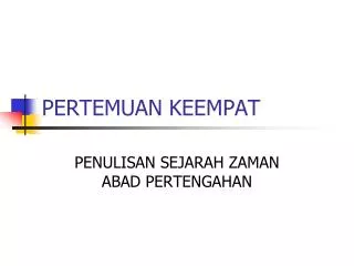 pertemuan ke empat