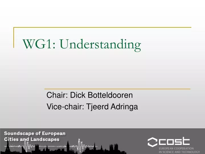 wg1 understanding