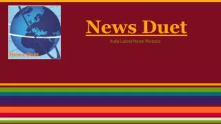 Latest Indian Business News by Newsduet.net