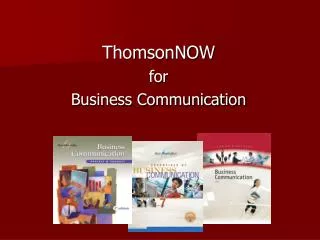 ThomsonNOW for Business Communication