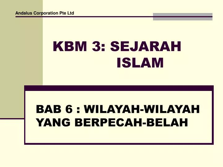 kbm 3 sejarah islam