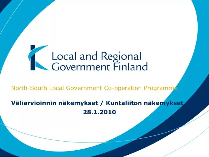 north south local government co operation programme