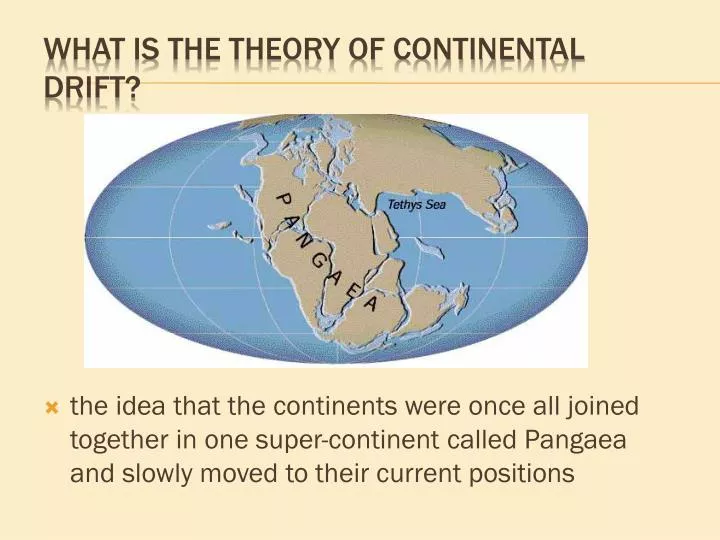 what is the theory of continental drift