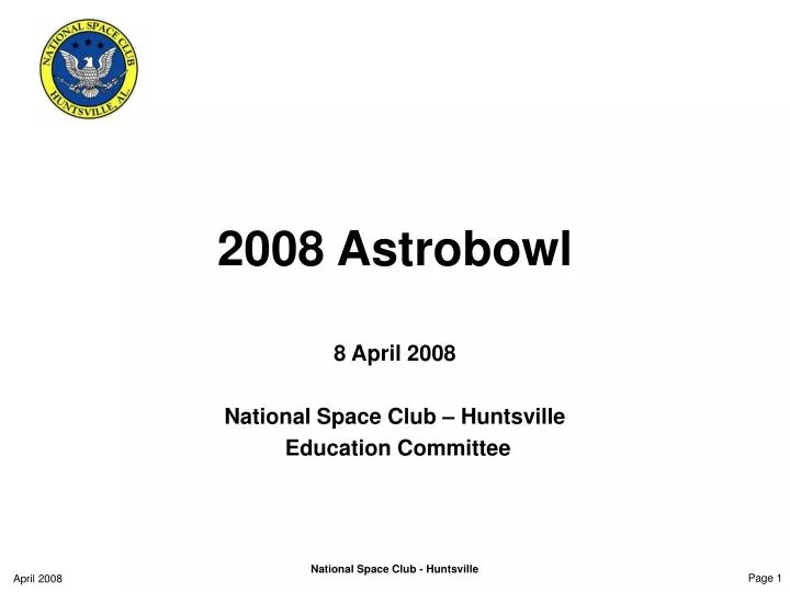 2008 astrobowl