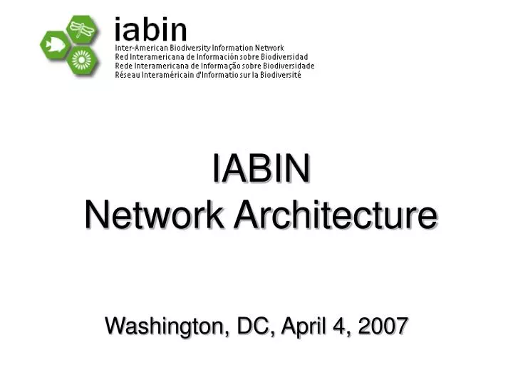 iabin network architecture