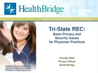 tri state rec basic privacy and security issues for physician practices