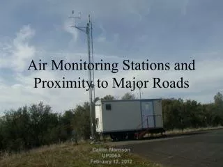 Air Monitoring Stations and Proximity to Major Roads