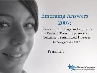Emerging Answers 2007: