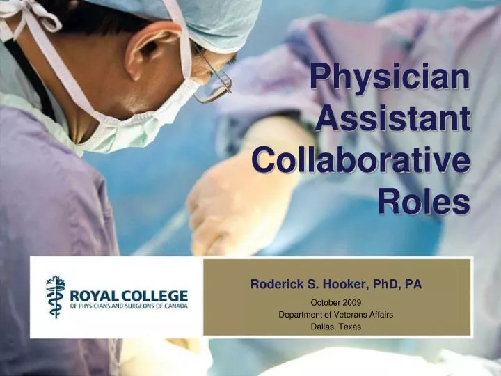 physician assistant collaborative roles