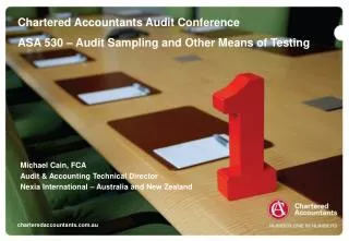Michael Cain, FCA Audit &amp; Accounting Technical Director