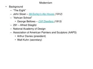 Modernism