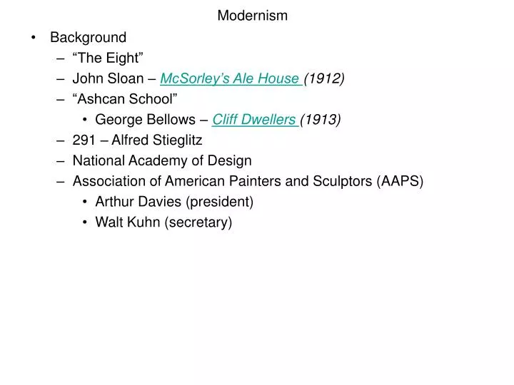 modernism