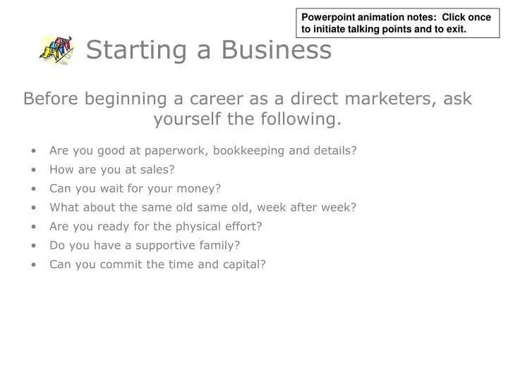 before beginning a career as a direct marketers ask yourself the following