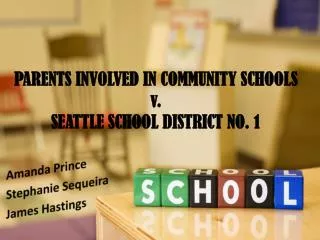 PARENTS INVOLVED IN COMMUNITY SCHOOLS v. SEATTLE SCHOOL DISTRICT NO. 1
