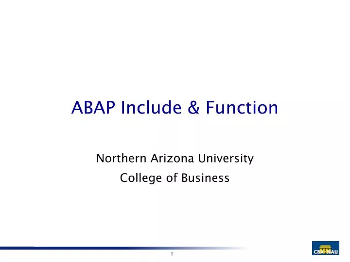 abap include function
