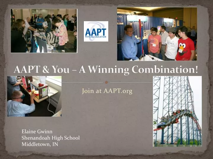 aapt you a winning combination