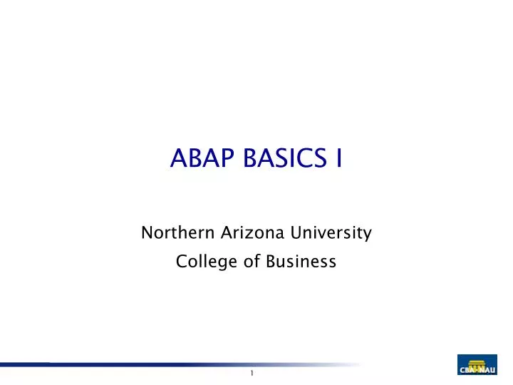 abap basics i