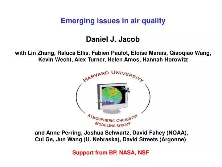 emerging issues in air quality