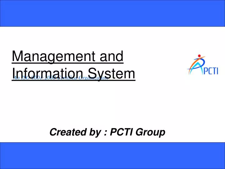management and information system