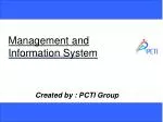 Management and Information System - slide 1