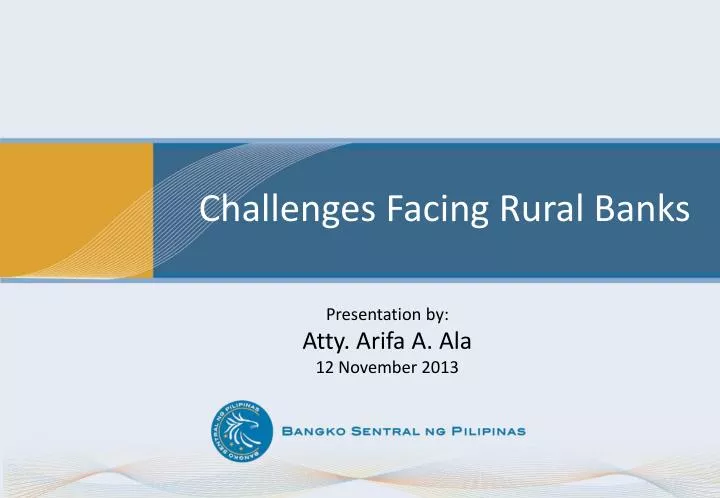 challenges facing rural banks