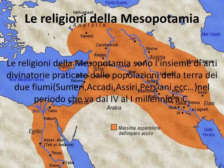 le religioni della mesopotamia
