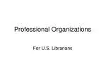Professional Organizations - slide 1