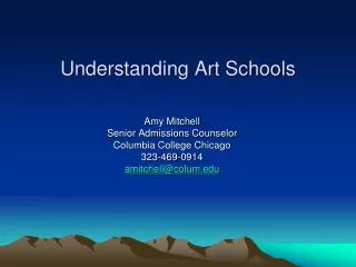 Understanding Art Schools