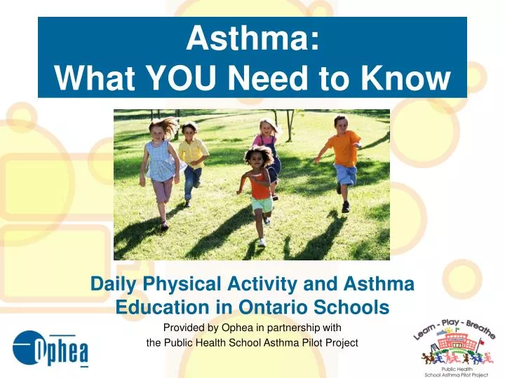 asthma what you need to know