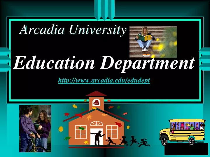 education department http www arcadia edu edudept