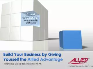 Build Your Business by Giving Yourself the Allied Advantage