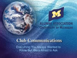 Club Communications