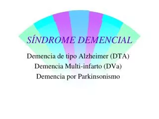 s ndrome demencial