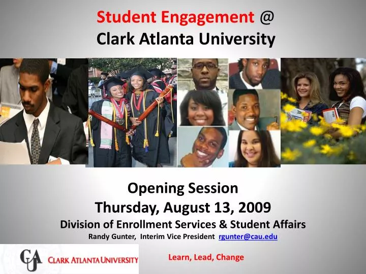student engagement @ clark atlanta university