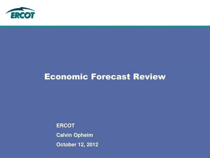 economic forecast review
