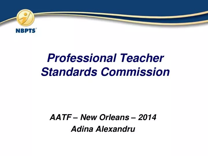 professional teacher standards commission