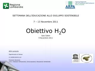 obiettivo h 2 o
