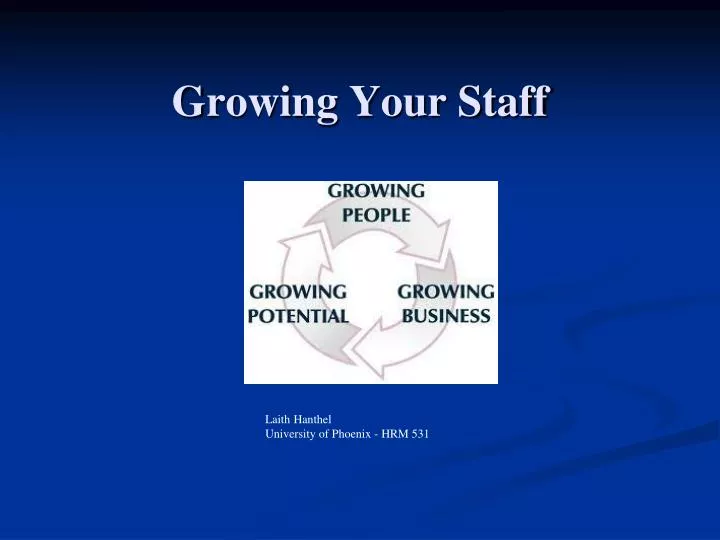 growing your staff